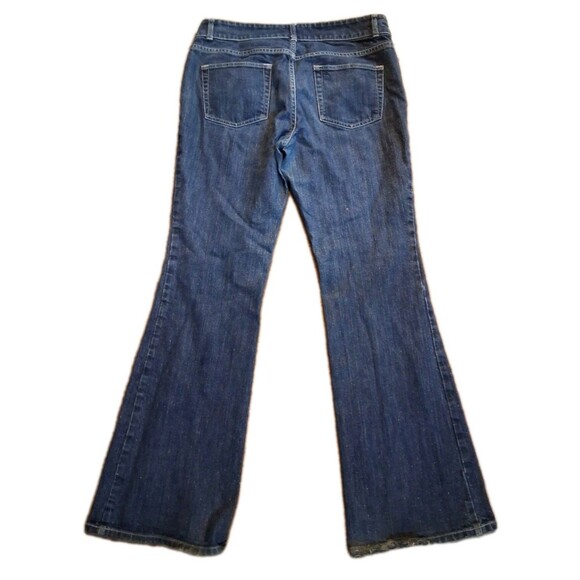 Women's London Stretch Glitter Bootcut Jeans Size 14 - Picture 1 of 6